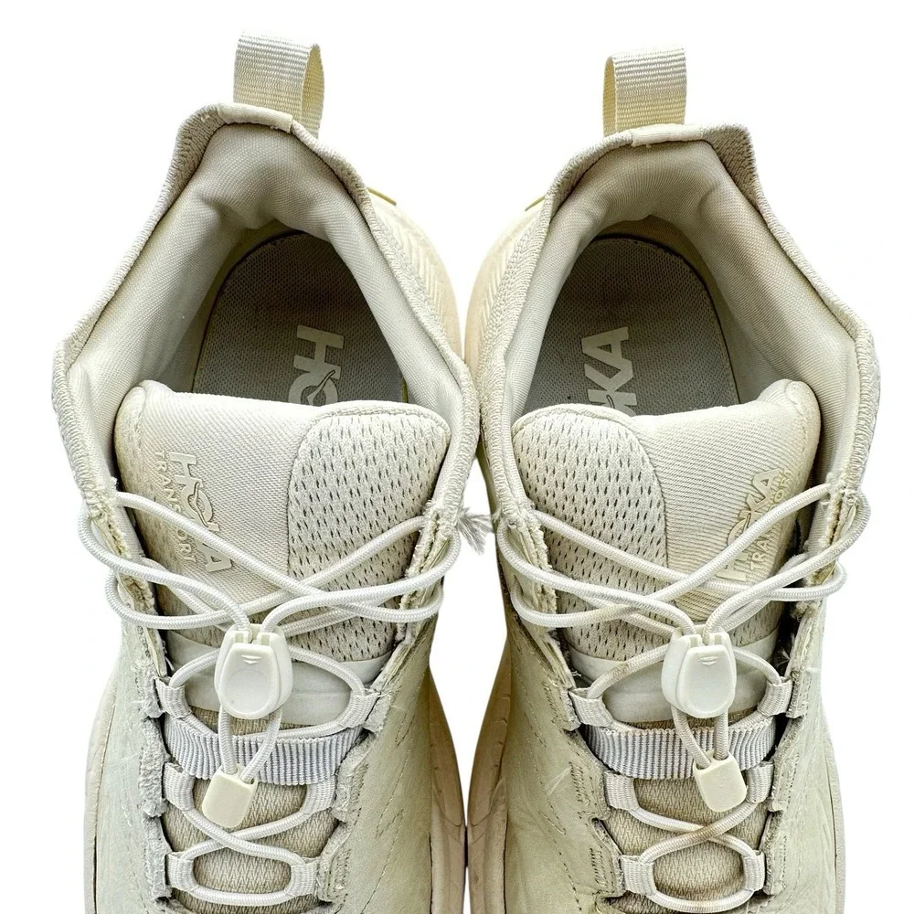 Womens 8 B - HOKA Transport‎ Chukka GTX Hiking Shoes - Oat Milk/Alabaster